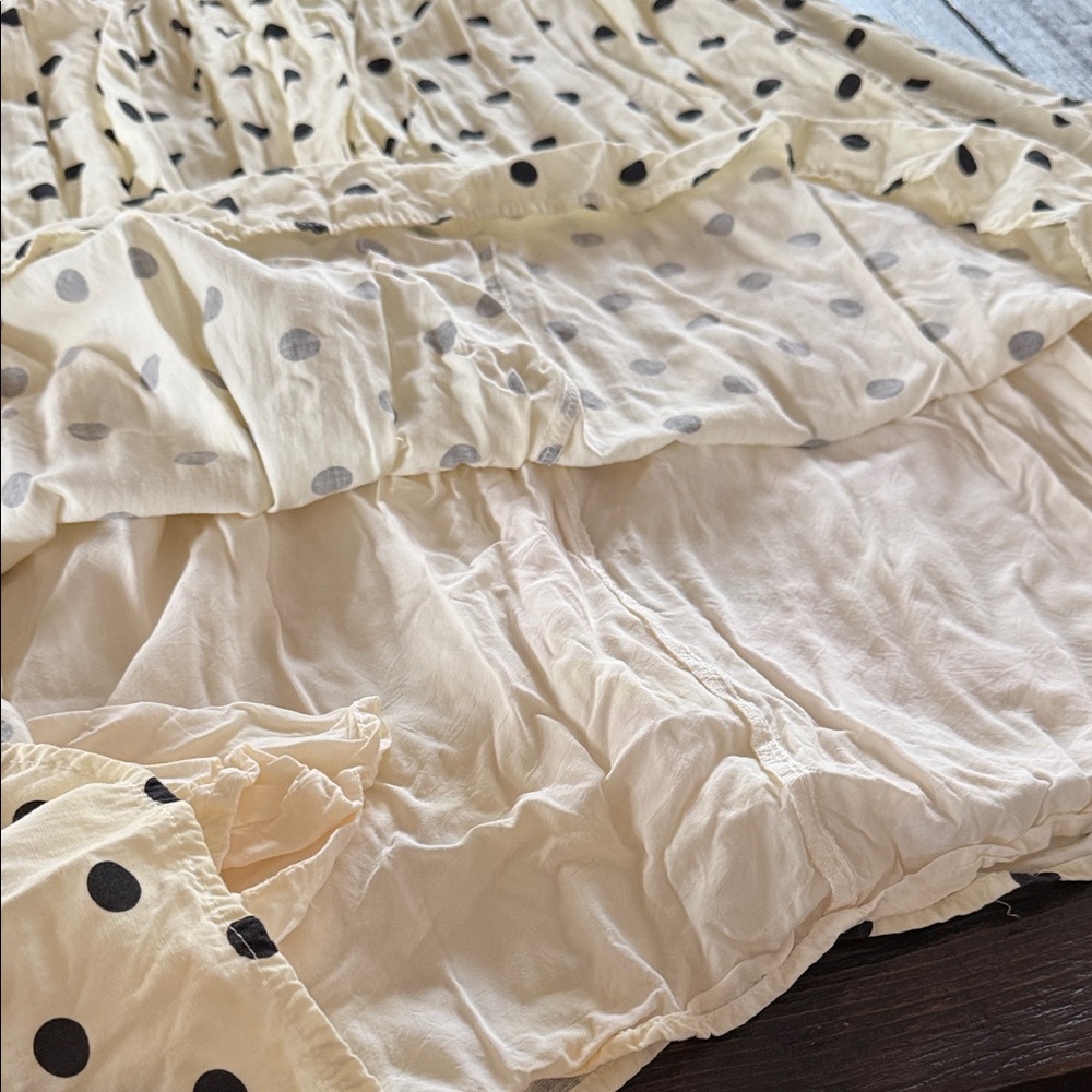 Storia Cream Sundress with Black Polka Dots - Picture 6 of 9
